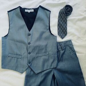 Boy's Suit Vest and Pant Set